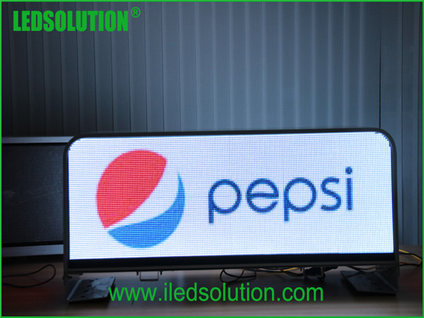 High Brightness Waterproof Outdoor LED Advertising Display for Taxi Top