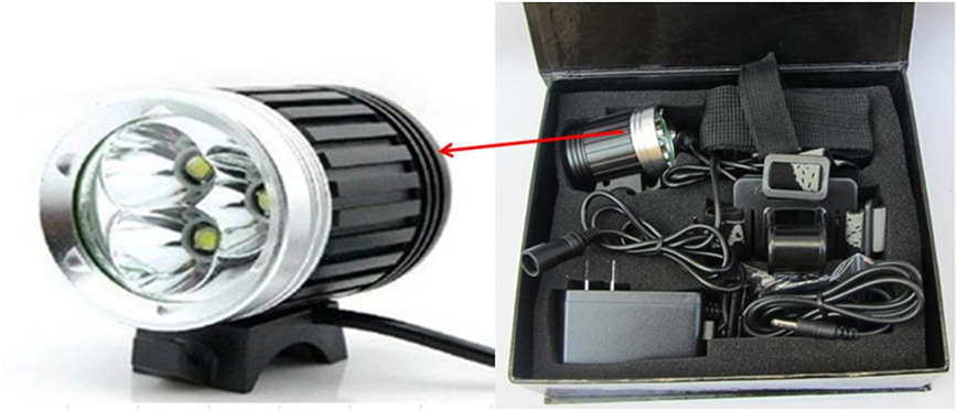 LED Headlamp - Rechargeable LED Bicycle Light - Mg302