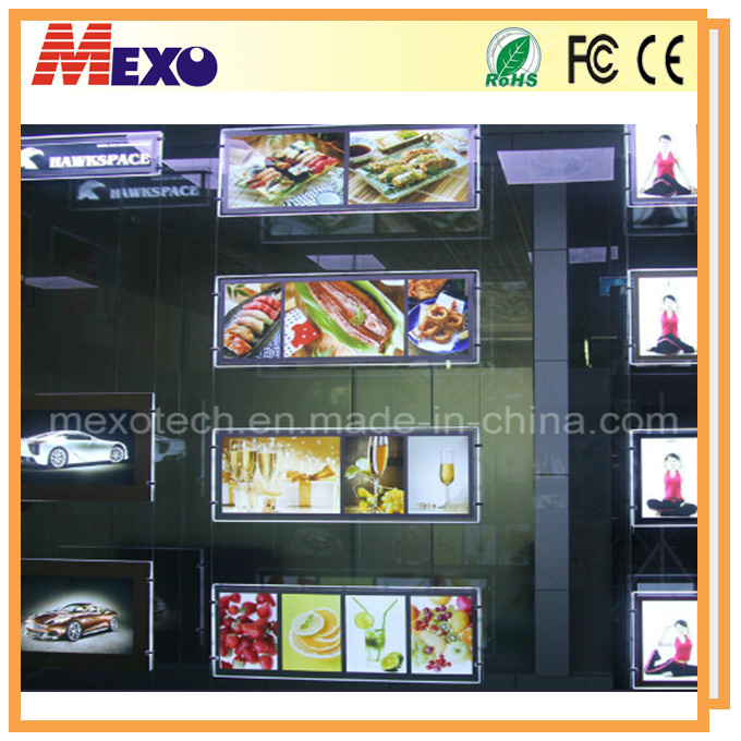 Window Display Acrylic Magnetic LED Backlit Super Slim Light Box
