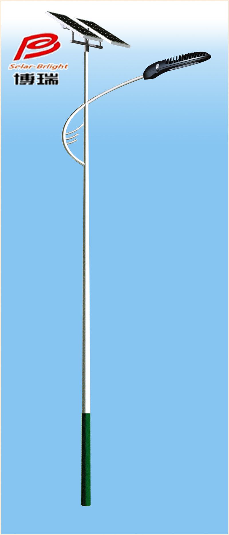 Wbr024 30W Single Lamp Solar LED Street Light