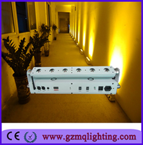 9PCS 5/6 in 1 Wireless DMX512& Battery Wall Washer Party Wedding Decorator