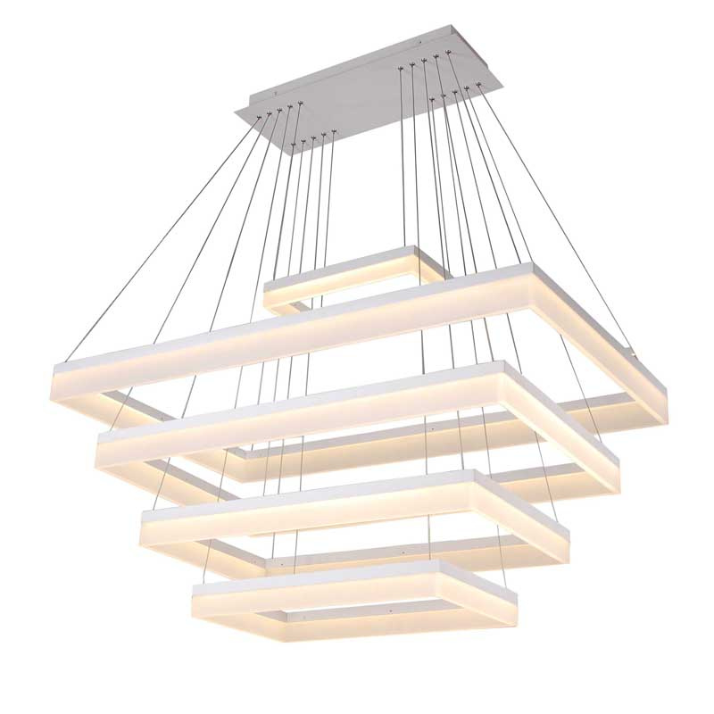 Rectangle 5 Layer Modern LED Pendant Lamp (HS30003DA-5)
