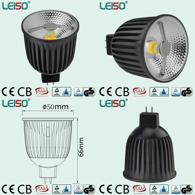 LED Spotlight with TUV/SAA/ERP Certificate