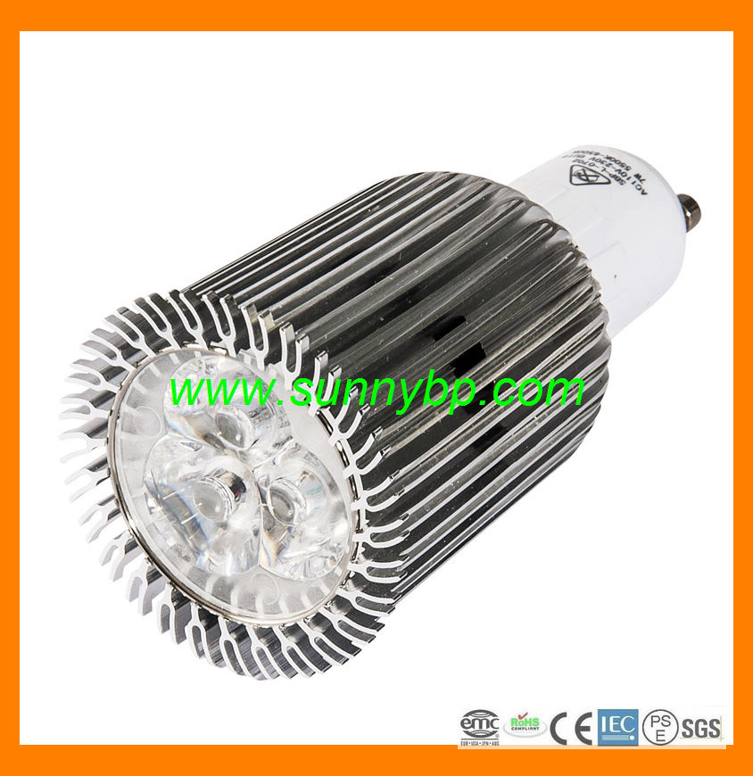 3000-3200k/ White6000-6500k 9W GU10 LED Spotlight