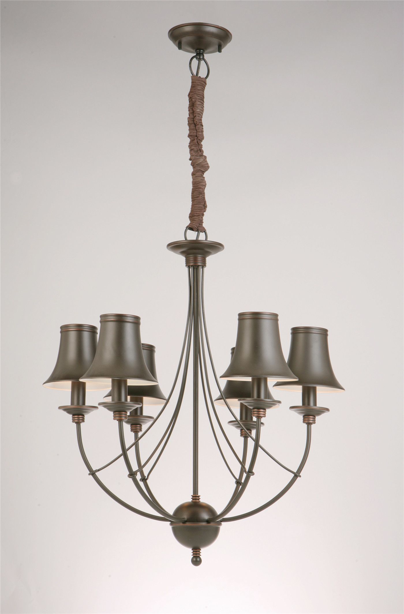 Paula Alloy Black American Chandelier Pendant (SBM9056A)