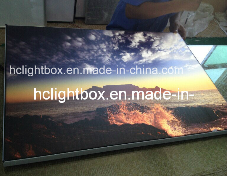 Frameless LED Lgiht Box Advertising Textile Fabric Light Box