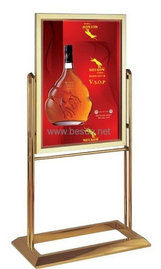 LED Ultra Thin Light Box with Golden Frame