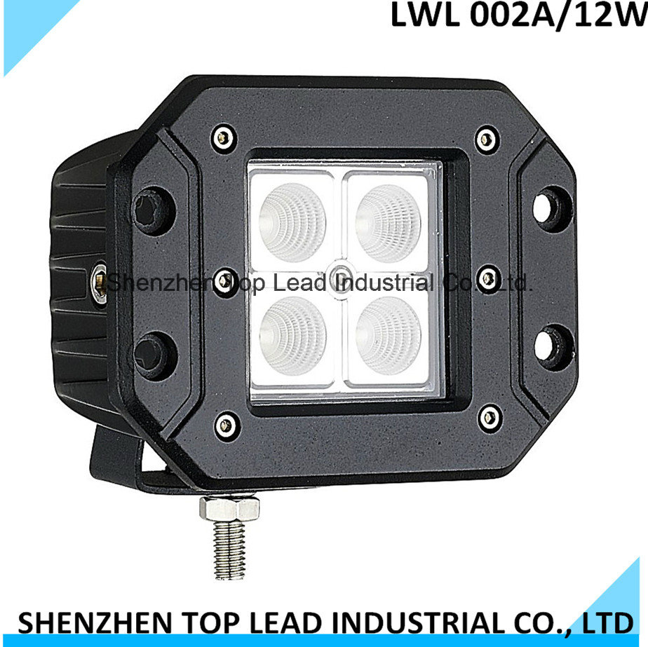 10-30 Square 12 Walt IP 67 off Road, ATV, SUV, 4X4 LED Work Light, Working Light