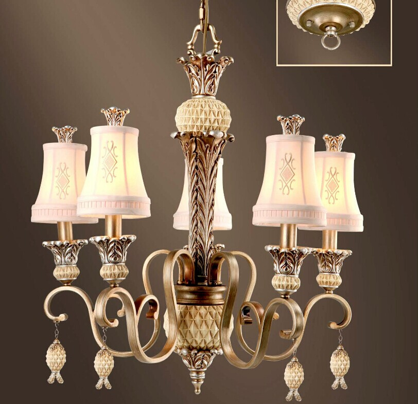 Langkavi Steel European Chandelier Hotel Light (EL1058)