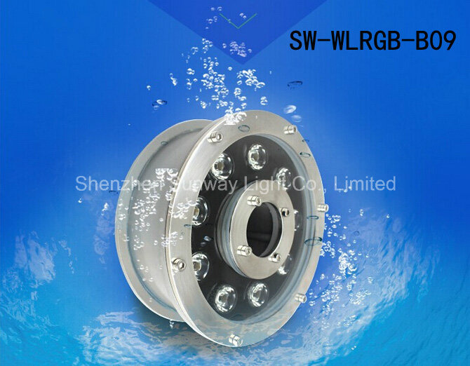 IP68 RGB Swimming Pool Fountain LED Underwater Light (9W, DC12/24V)