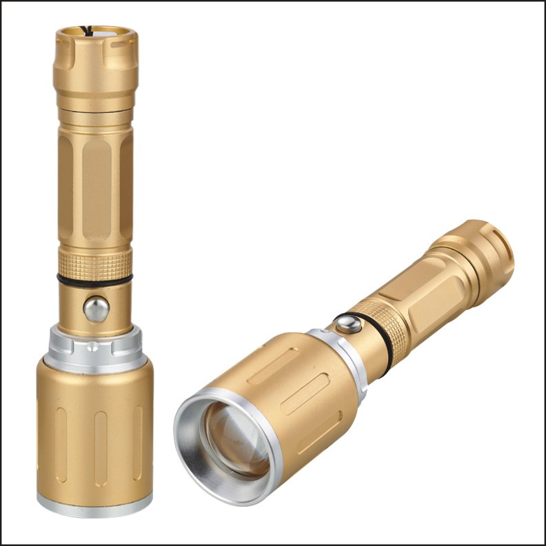 Zoomable High Power Aluminium LED Flashlight