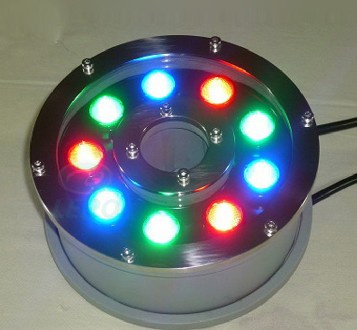 9W LED Underwater Light Swimming Pool Light Decoration, Garden Fountain, Underwater LED Fountain Lights RGB