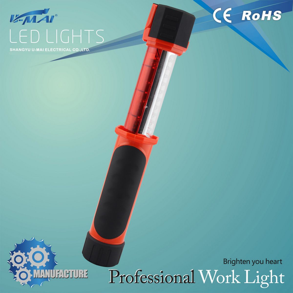 Retractable Rechargeable LED Work Light with Strong Magnet (HL-LA0212)