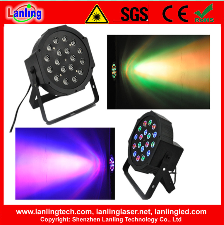 54W (18*3W) RGB Indoor LED PAR Light.