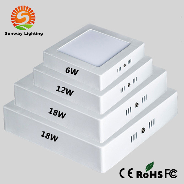 6W/12W/18W Square LED Ceiling Light