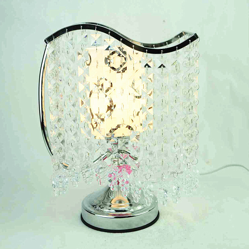 Crystal Night Table Lamp for Home Decoration