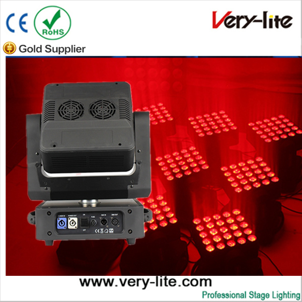 Moving 25 (5X5) RGBW 4in1 LED Matrix Moving Head Light