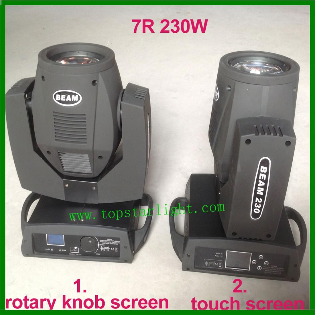 Touch Screen 230W 7r Beam Sharpy Moving Head DJ Light