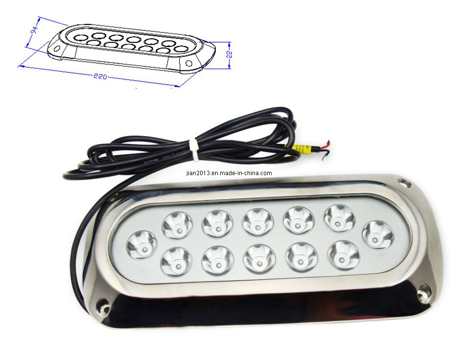 12X3w 24V LED Boat Surface Mount Marine Light