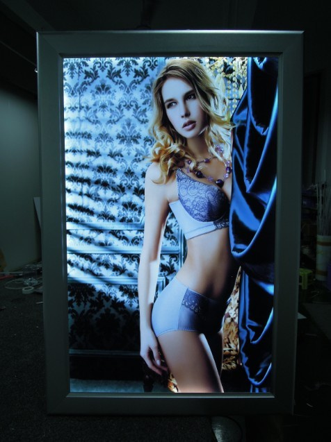 LED Light Box for Advertising Material with Aluminum Frame Aluminum Profile Light Frame Picture Frame