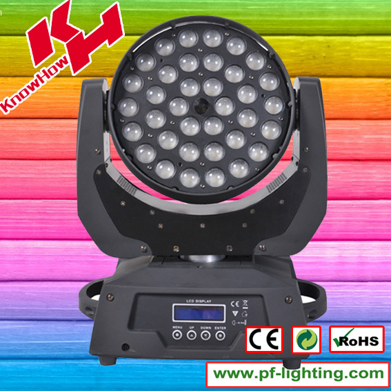 RGBW LED Moving Head Wash Light Zoom