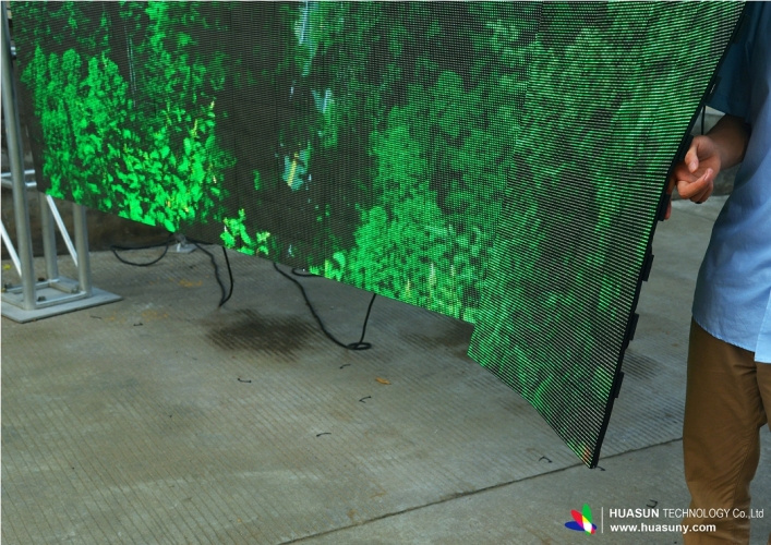 Outdoor Advertising Video Wall LED Flexible LED Display