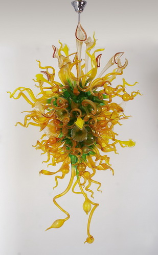 Colored Glass Chandelier Murano Arts
