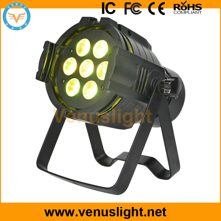 Mini LED PAR Stage Light with 7 PCS 4in1 RGBW LEDs