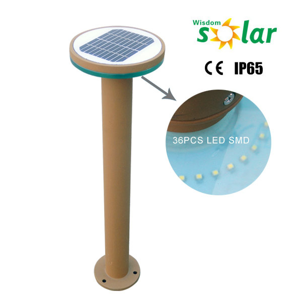 Rusty Solar Light Bollard, Antique Garden Light, Solar LED Light Made in China