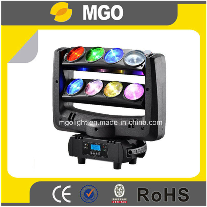 LED Stage Moving Head Spider Light with 8 Heads Lighting