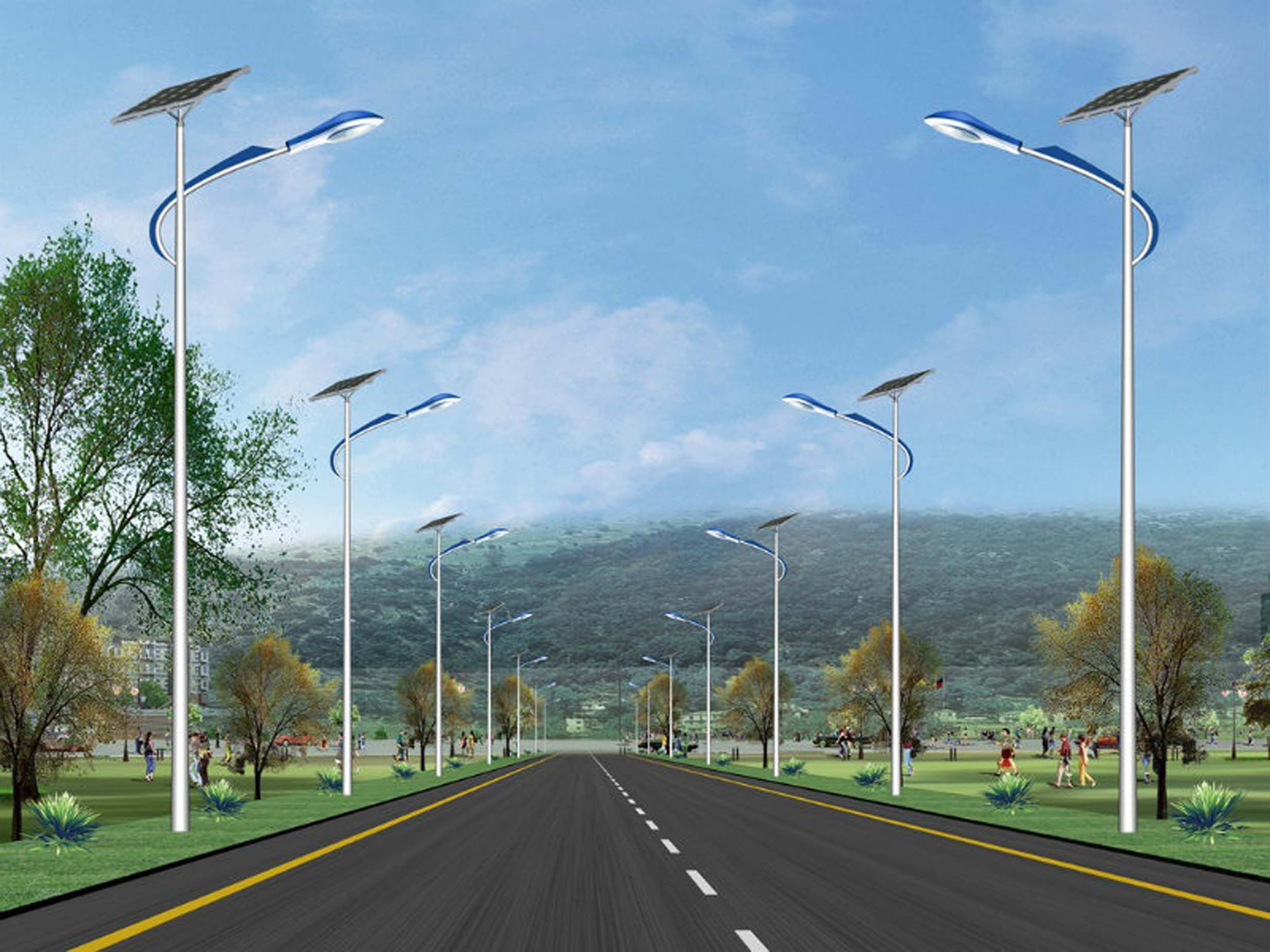 5 Years Warranty 30W-180W Solar Street Light IP67 with CE