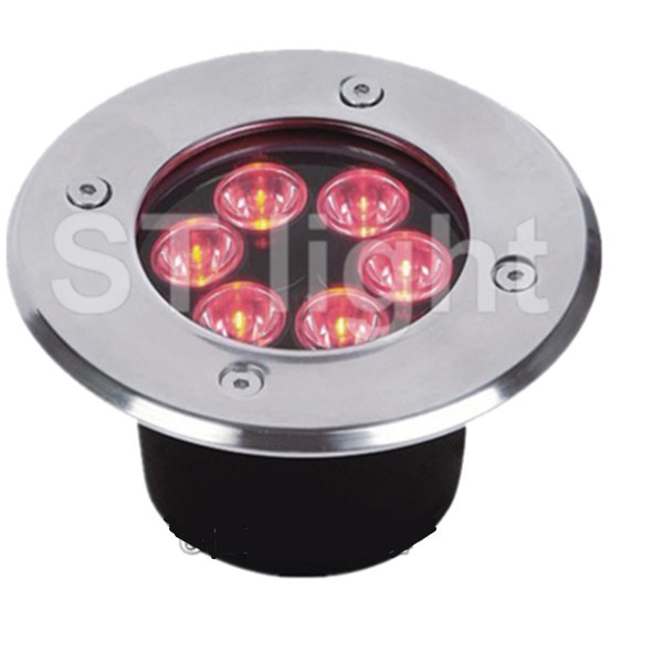 6W High Power Outdoor Waterproof RGB LED Inground Light