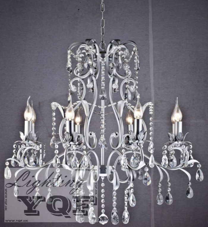 Iron Crystal Chandelier (YQF2187D85SL)