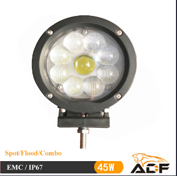45W Round Offroad LED Work Light for Jeep