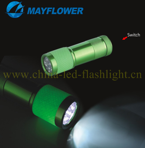 9 LED Aluminum Flashlight (MF-12003)