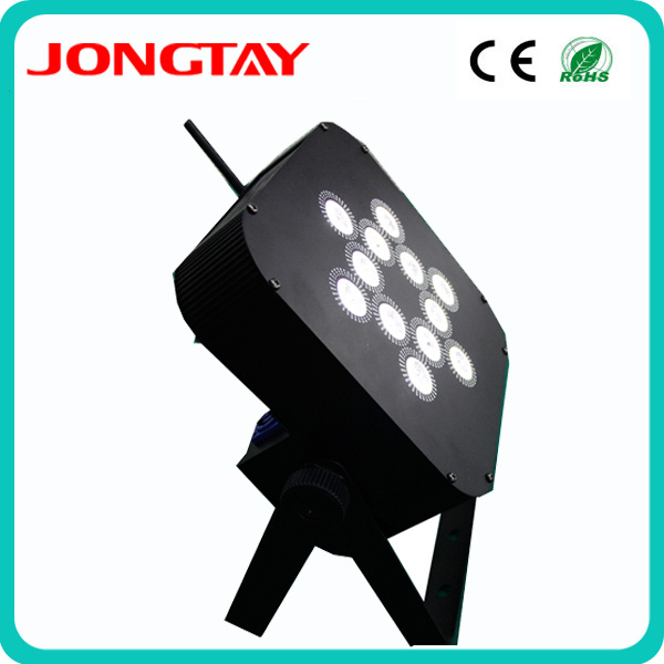 12PCS 10W RGBW 4in1 Wireless Battery Flat LED PAR 64