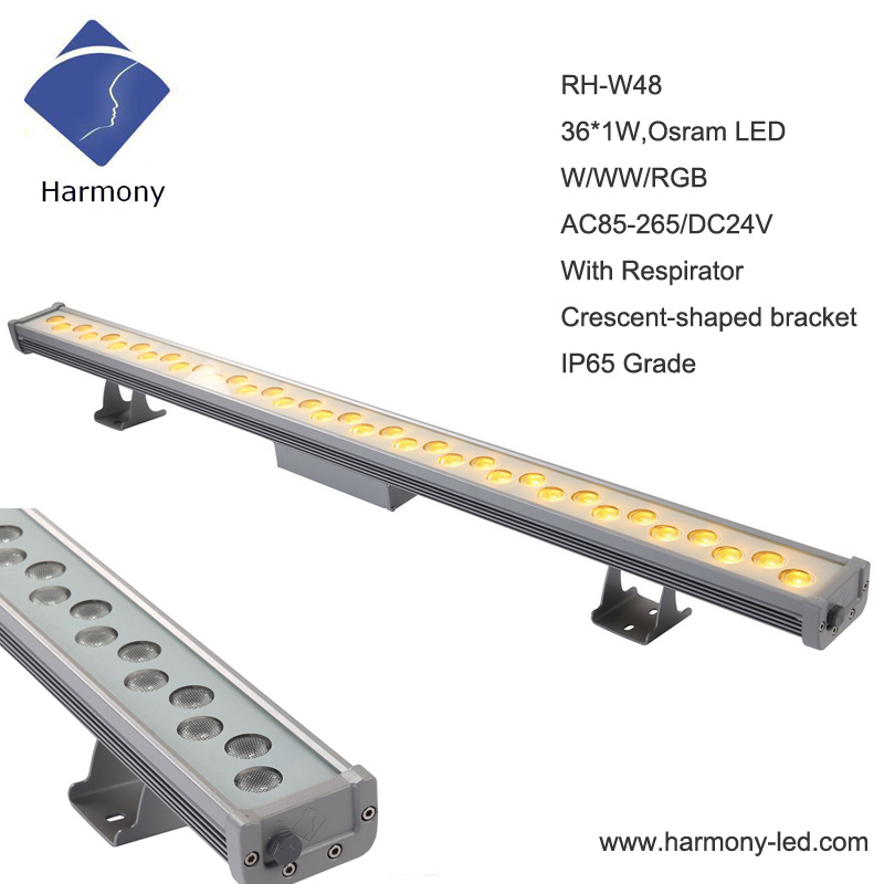 Jiangmen Single Color LED Wall Washer Light 36W