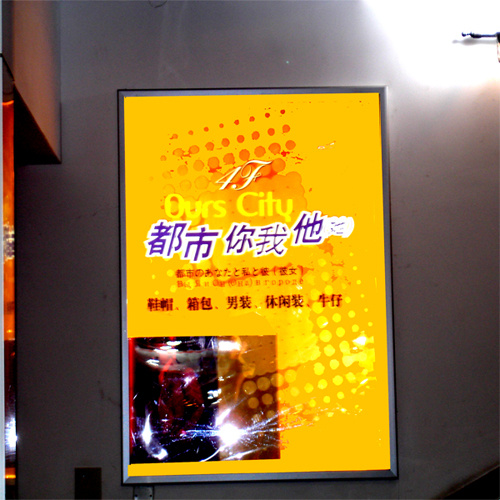 LED Slim Light Panel Display for Indoor Advertisement