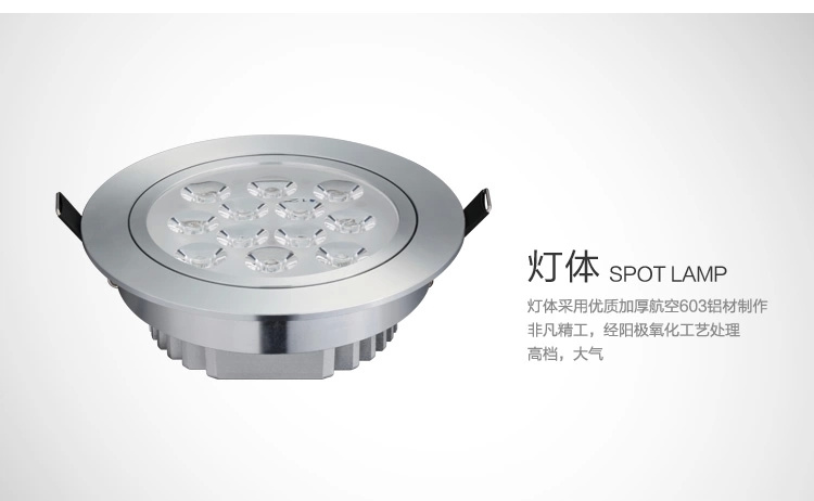 High Quality 12W LED Ceiling Light with Good Heat Dispersion