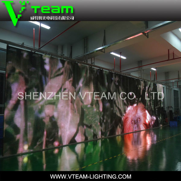 Vteam IP65 Full Color High Transparent LED Outdoor Display