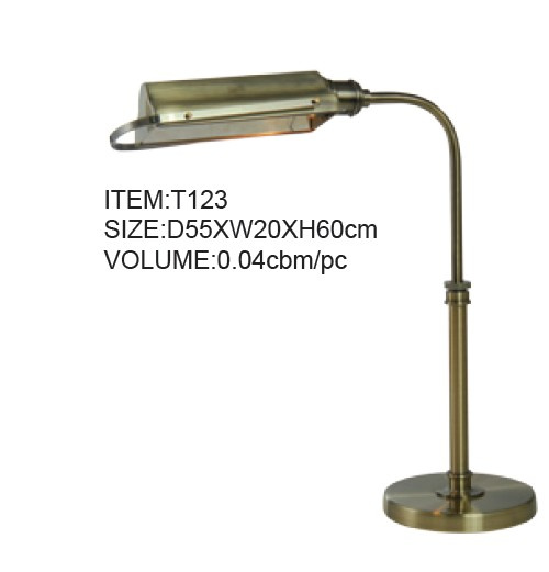 Antique Metal Industry Buckling Table Lamp (T123)