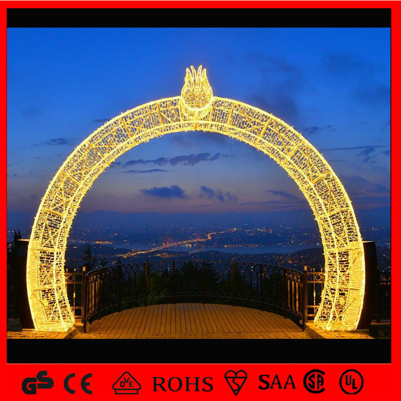 Modern Decoration LED Motif Garden Landscape Decorative Arch Light