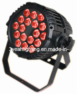 Waterproof PAR RGBW LED PAR Light, PAR Can 64 Light 10W18