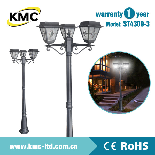 Tri-Head Solar LED Street Light (ST4109-3)