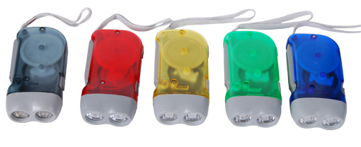 LED Handpresing Flashlight