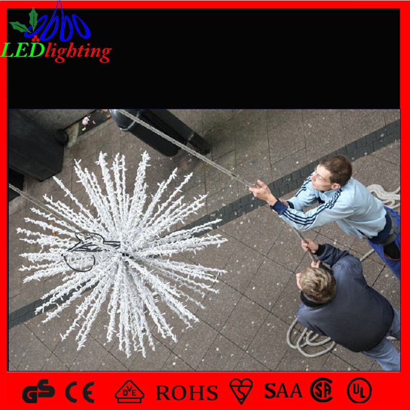 Outdoor Christmas Street Lighting LED Falling Snow Decoration Light