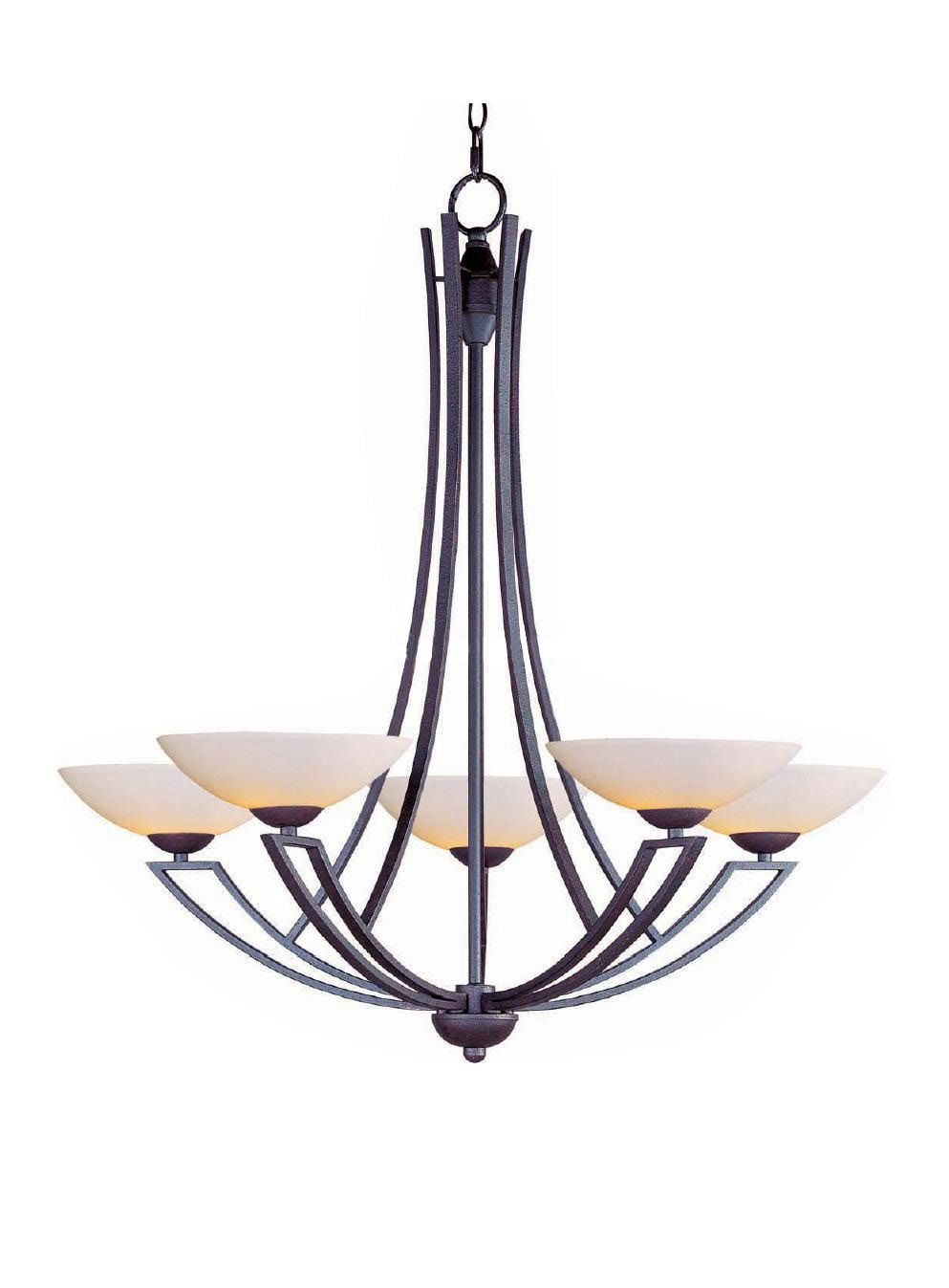 Pendant Light With Opal Glass Shade / Chandelier