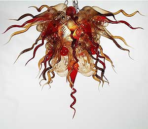 Fancy Design Flower Shape Murano Glass Blown Glass Chandeliers (BGC2018156)