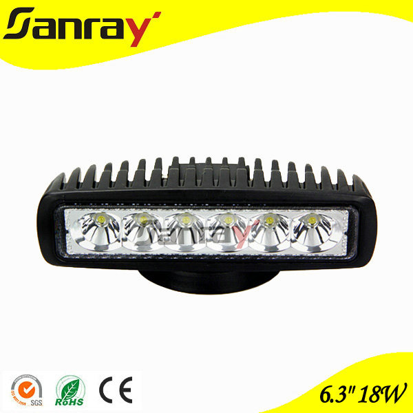 6 Inch Waterproof Offroad 18W LED Work Light