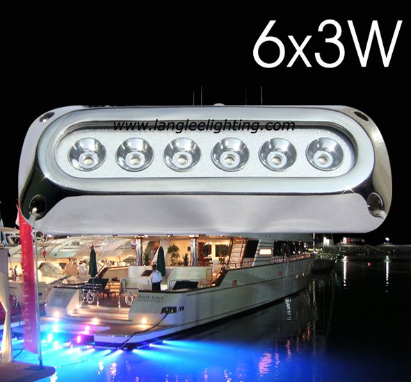 Underwater Boat LED Light (6x3W Bar)